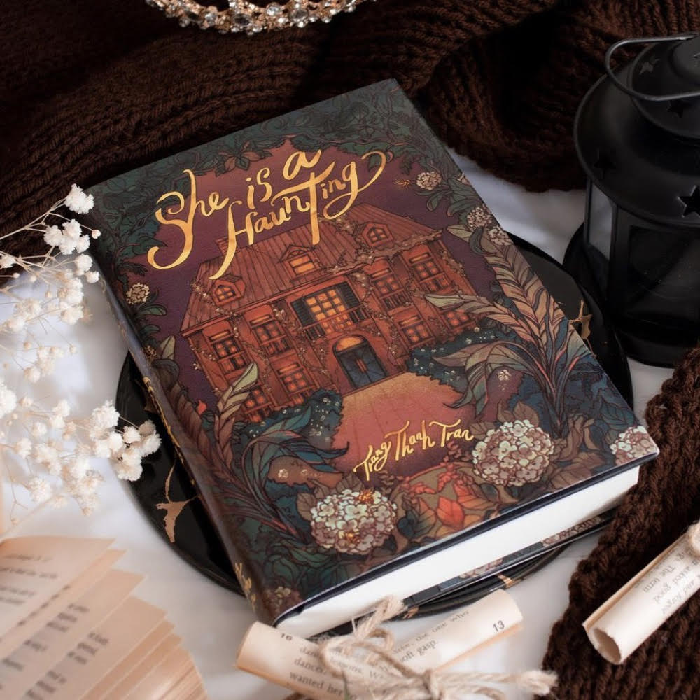 She Is a Haunting Exclusive Special Edition DUST JACKET ONLY foxandwit