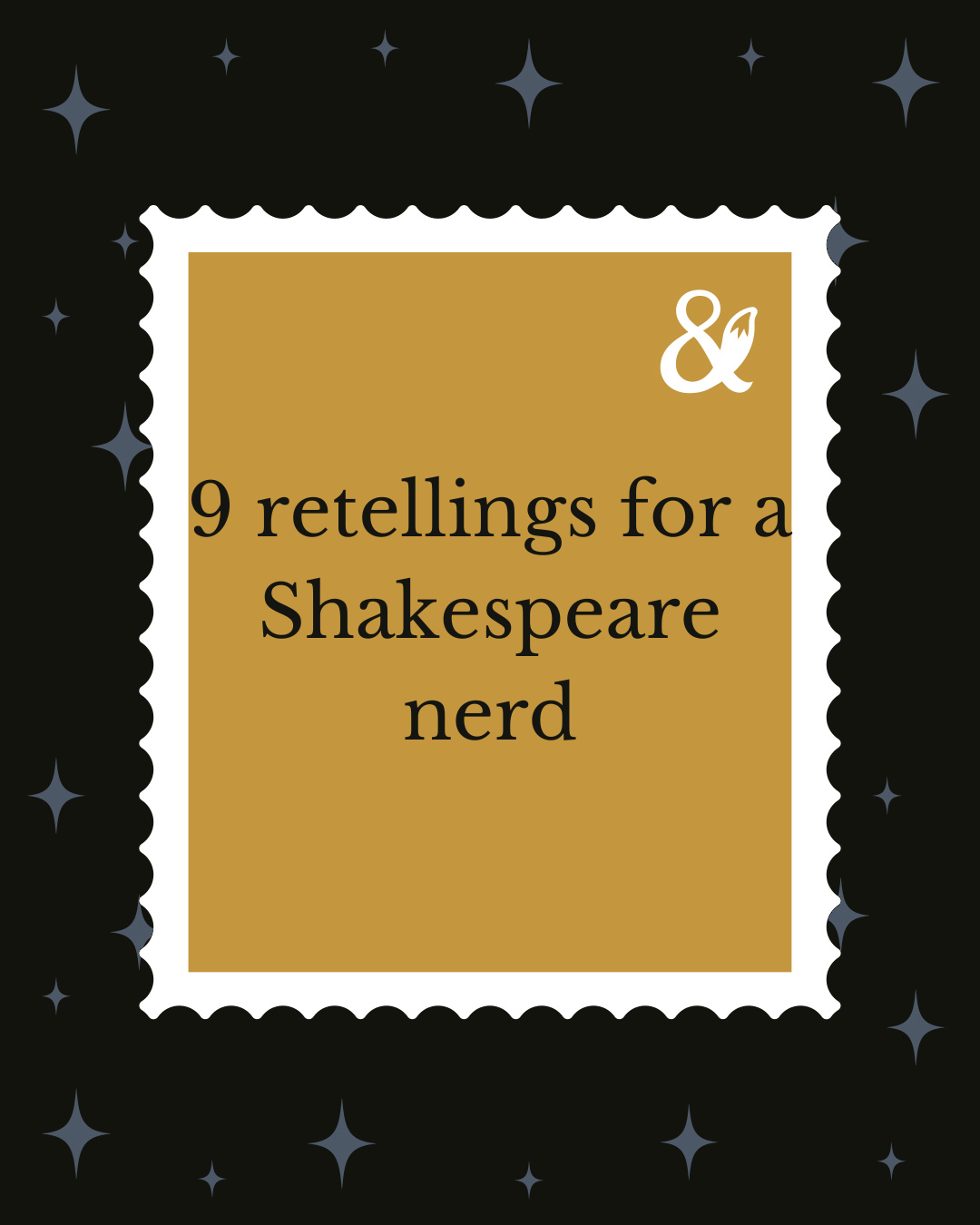 Fox & Wit Weekly Book Recommendations: 9 Retellings for a Shakespeare nerd