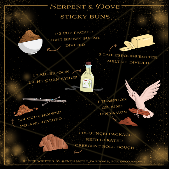 Bookish Recipes: Serpent and Dove Sticky Buns