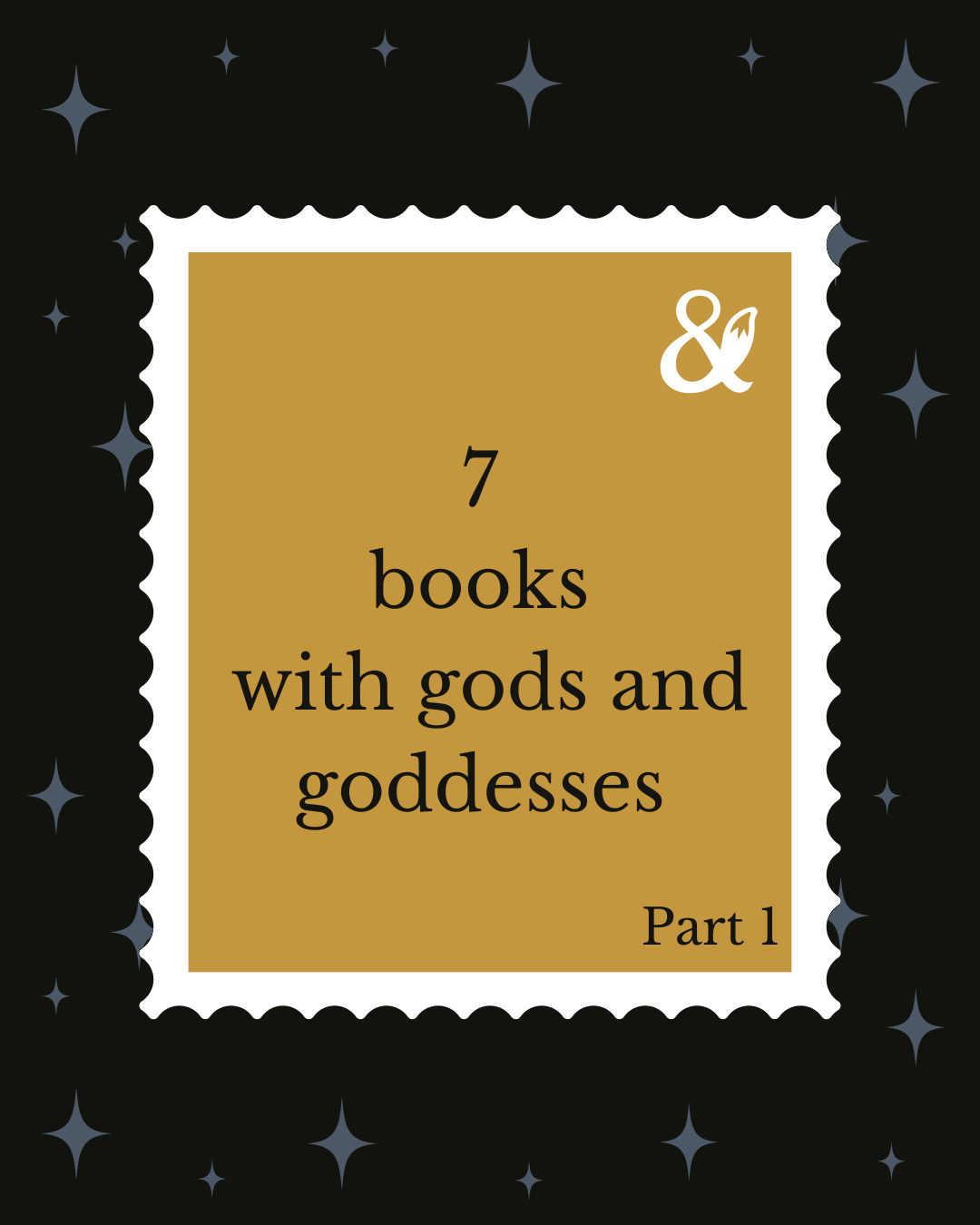 Fox & Wit Weekly Book Recommendations: 7 Books with Gods and Goddesses