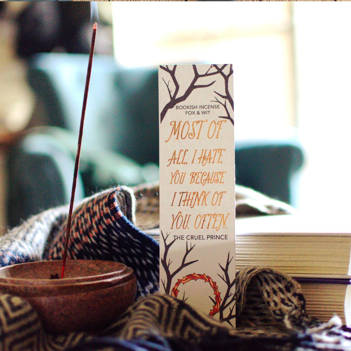 Image of Bookish Incense Label