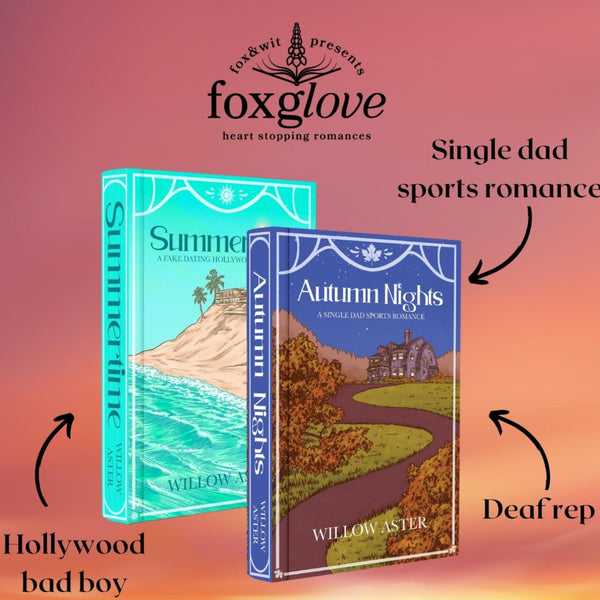 アレイスタークロウリTHEEQUINOX、DROPSゲーティア洋書希少 Foxglove romance exclusive: Summertime and Autumn Nights by Willow