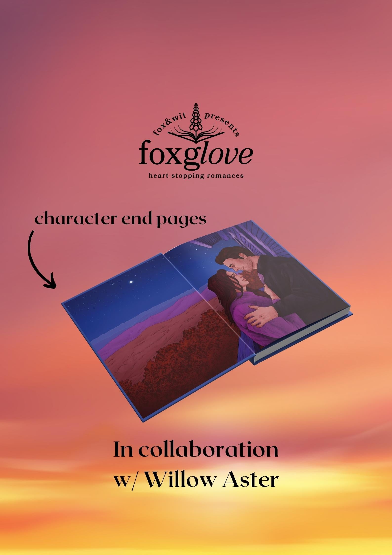 Foxglove romance exclusive: Summertime and Autumn Nights by Willow Aster