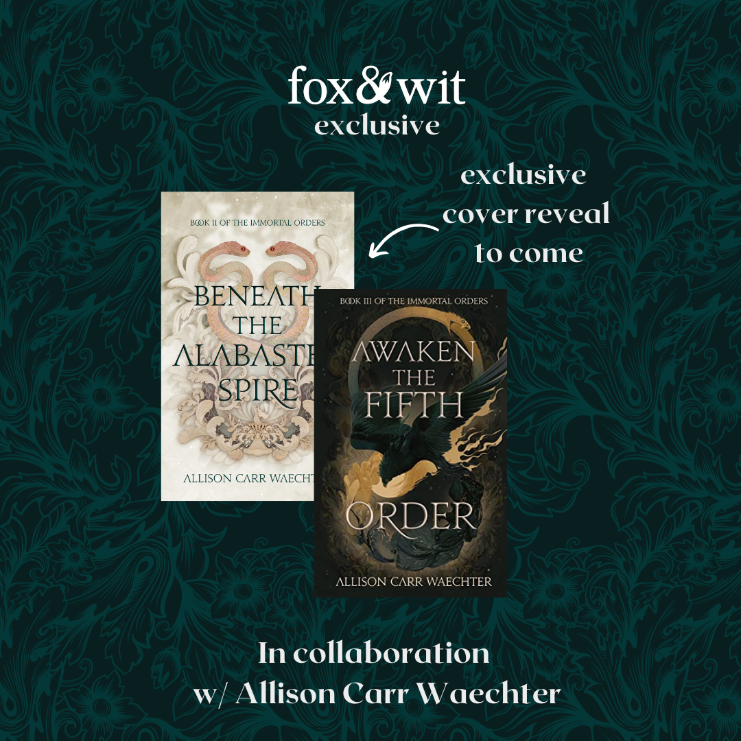 SALE! Fox & Wit Exclusive: Dark Night Golden Dawn, Beneath the Alabaster Spire and Awaken the Fifth Order by Allison Carr Waechter