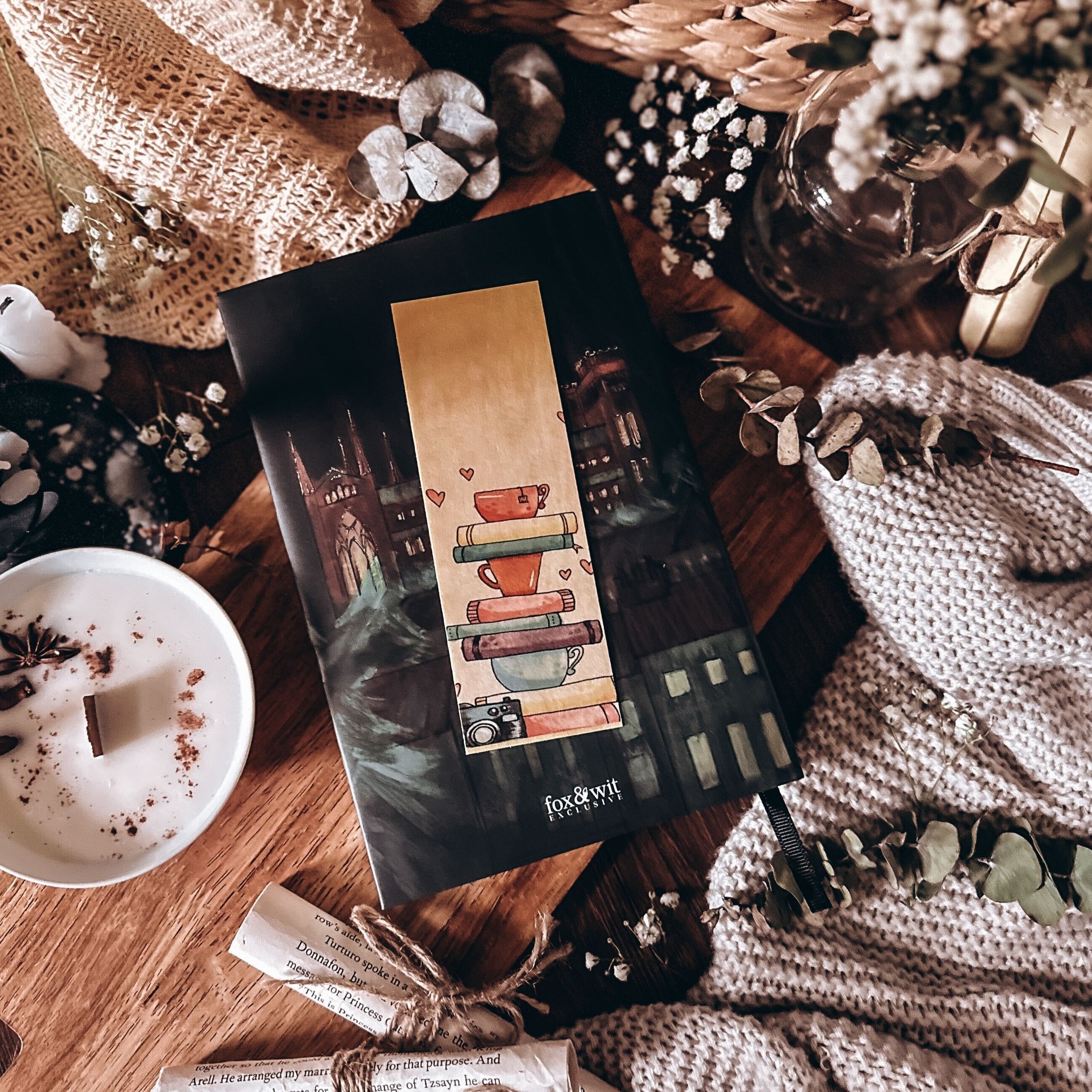 Stacked Teacups Woodmark