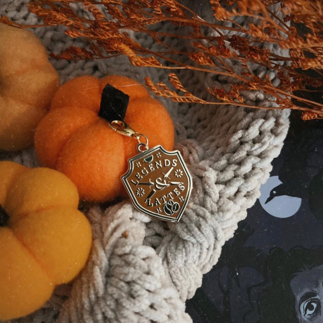 Legends and Latte inspired bookish charm