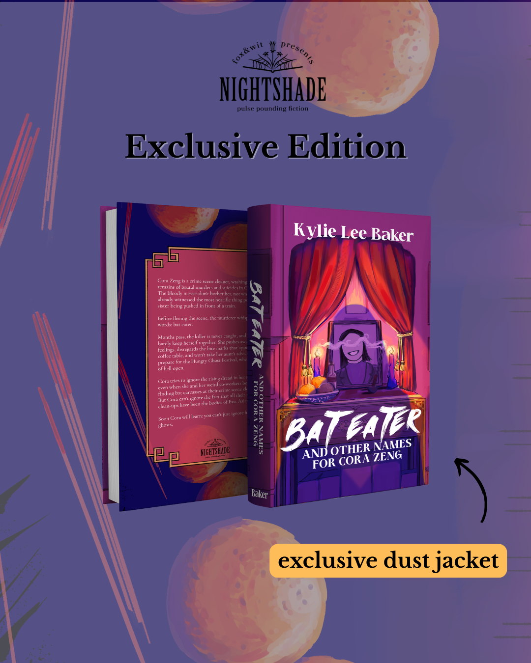 Nightshade Horror: Bat Eaters and Other Names for Cora Zeng exclusive Edition