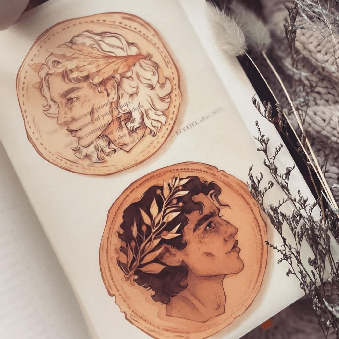 Song of Achilles book page overlay