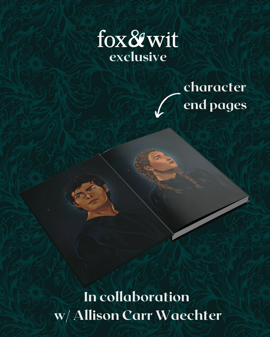 SALE! Fox & Wit Exclusive: Dark Night Golden Dawn, Beneath the Alabaster Spire and Awaken the Fifth Order by Allison Carr Waechter