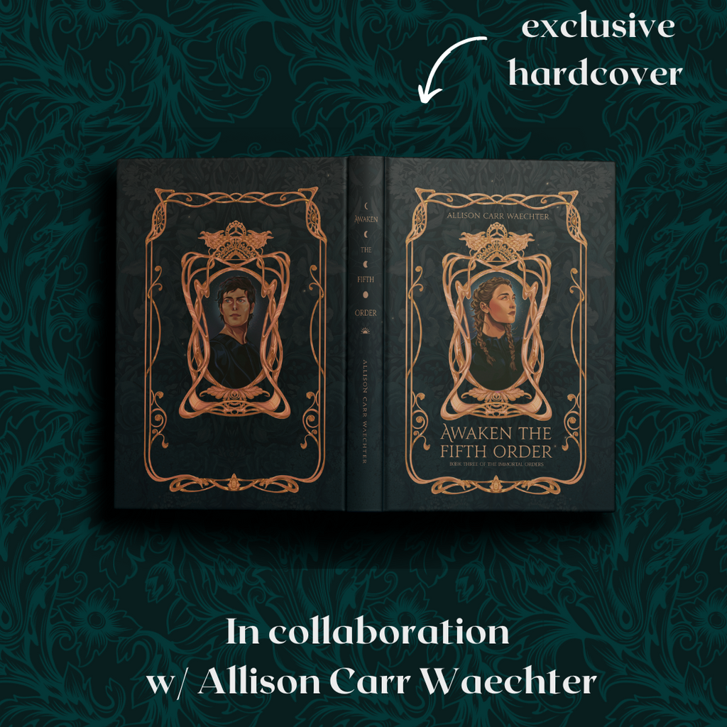SALE! Fox & Wit Exclusive: Dark Night Golden Dawn, Beneath the Alabaster Spire and Awaken the Fifth Order by Allison Carr Waechter