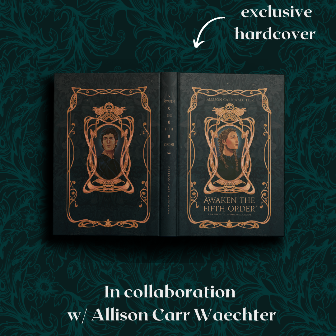 SALE! Fox & Wit Exclusive: Dark Night Golden Dawn, Beneath the Alabaster Spire and Awaken the Fifth Order by Allison Carr Waechter