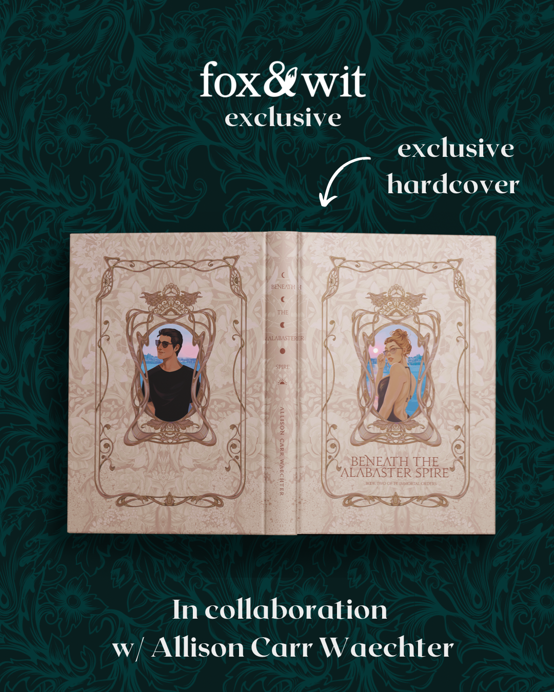 SALE! Fox & Wit Exclusive: Dark Night Golden Dawn, Beneath the Alabaster Spire and Awaken the Fifth Order by Allison Carr Waechter