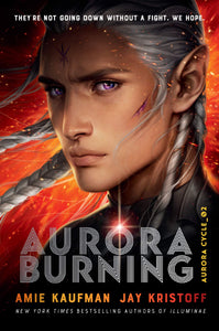 Sprayed Edged Special edition of Aurora Burning by Jay Kristoff and Amie Kaufman. Fox & Wit exclusive