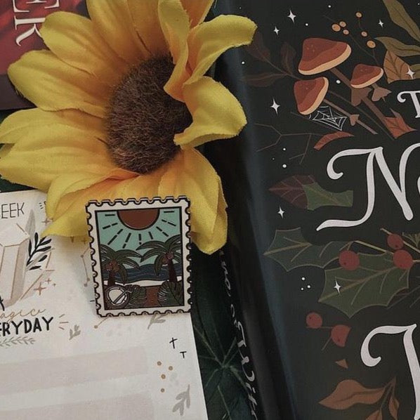 Collectable Seasonal Stamp Enamel Pins: June - foxandwit