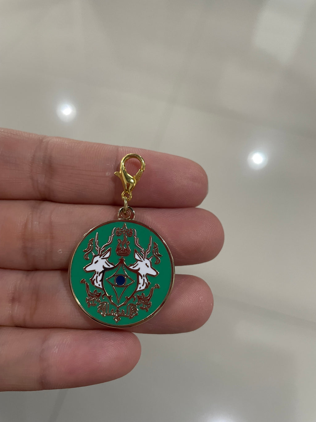 Pet Tag Charms: House Galanthynius crest - foxandwit