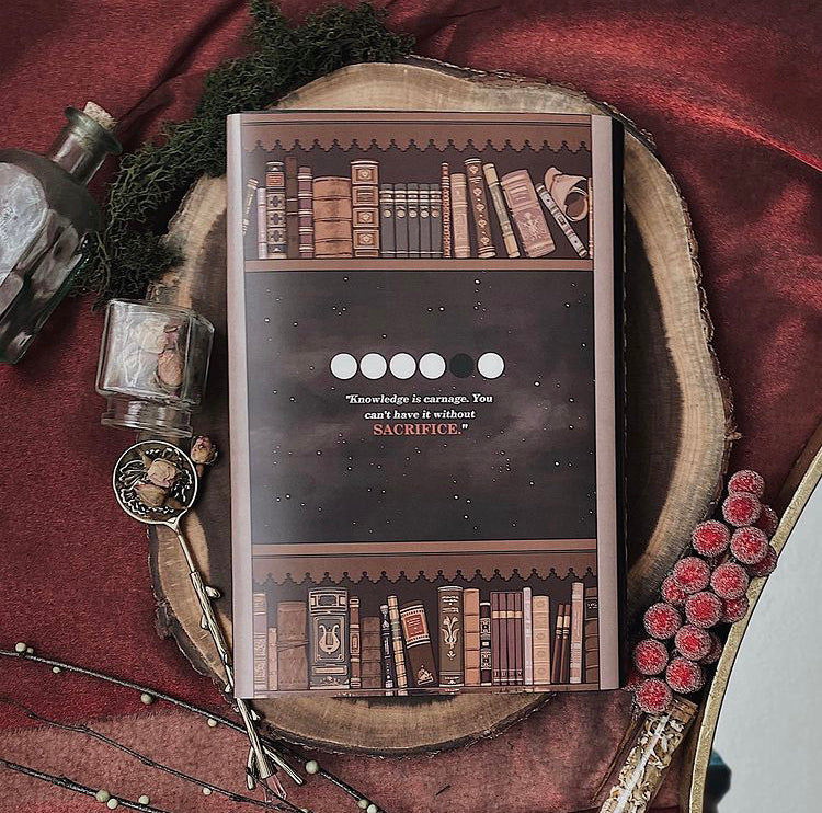 special edition custom exclusive dust jacket of The Atlas Six