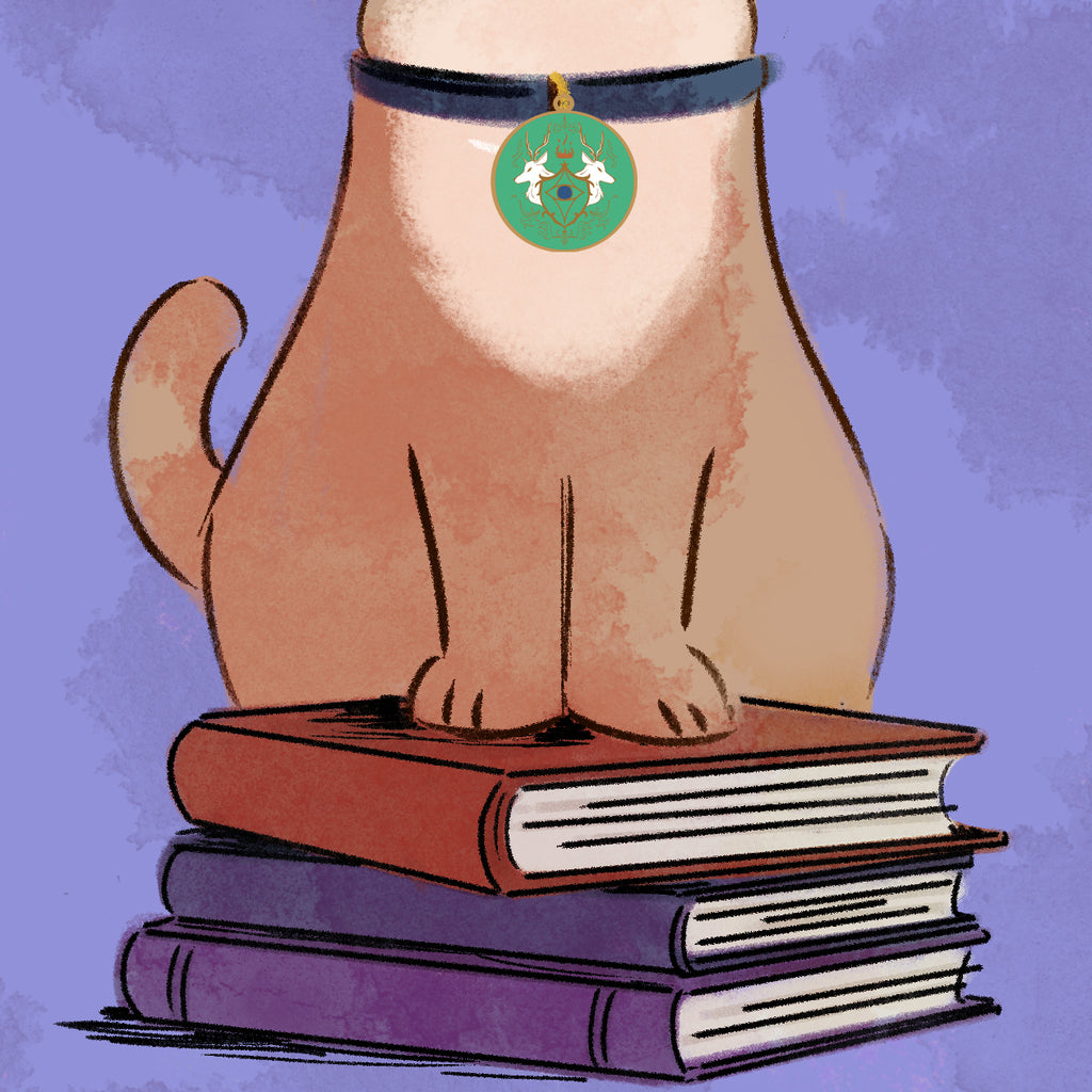 Pet Tag Charms: House Galanthynius crest - foxandwit