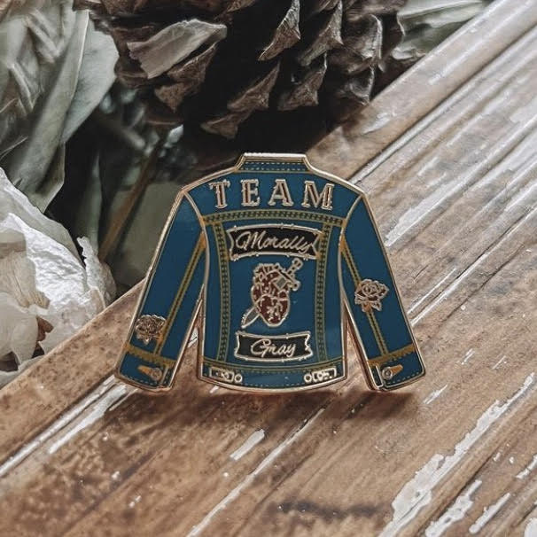 Team Morally Gray Jacket Pin