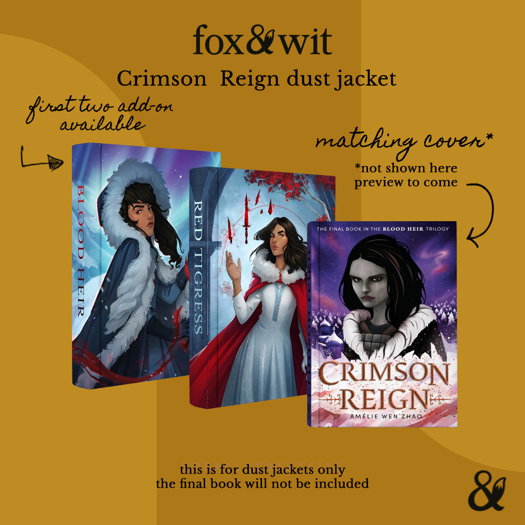 Blood Heir, Red Tigress, and Crimson Reign DUST JACKET SET ONLY