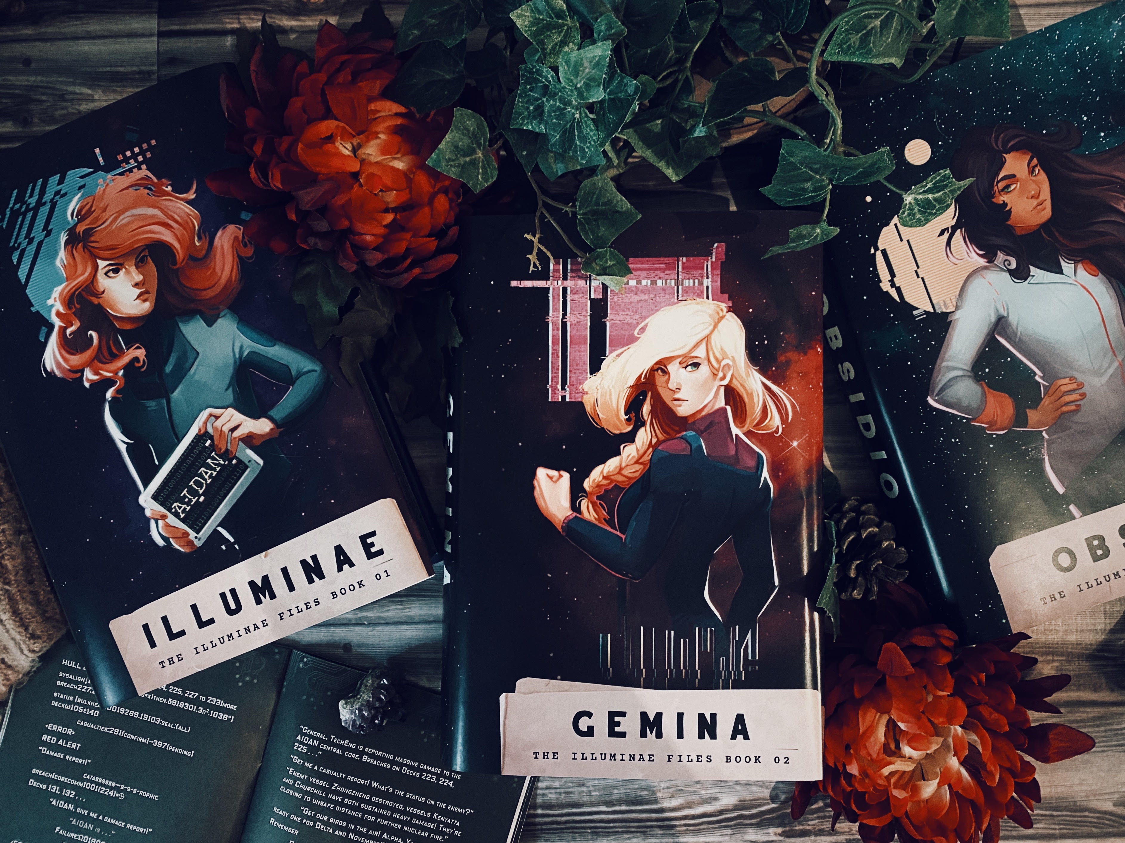 Illuminae  dust jacket Sets - foxandwit