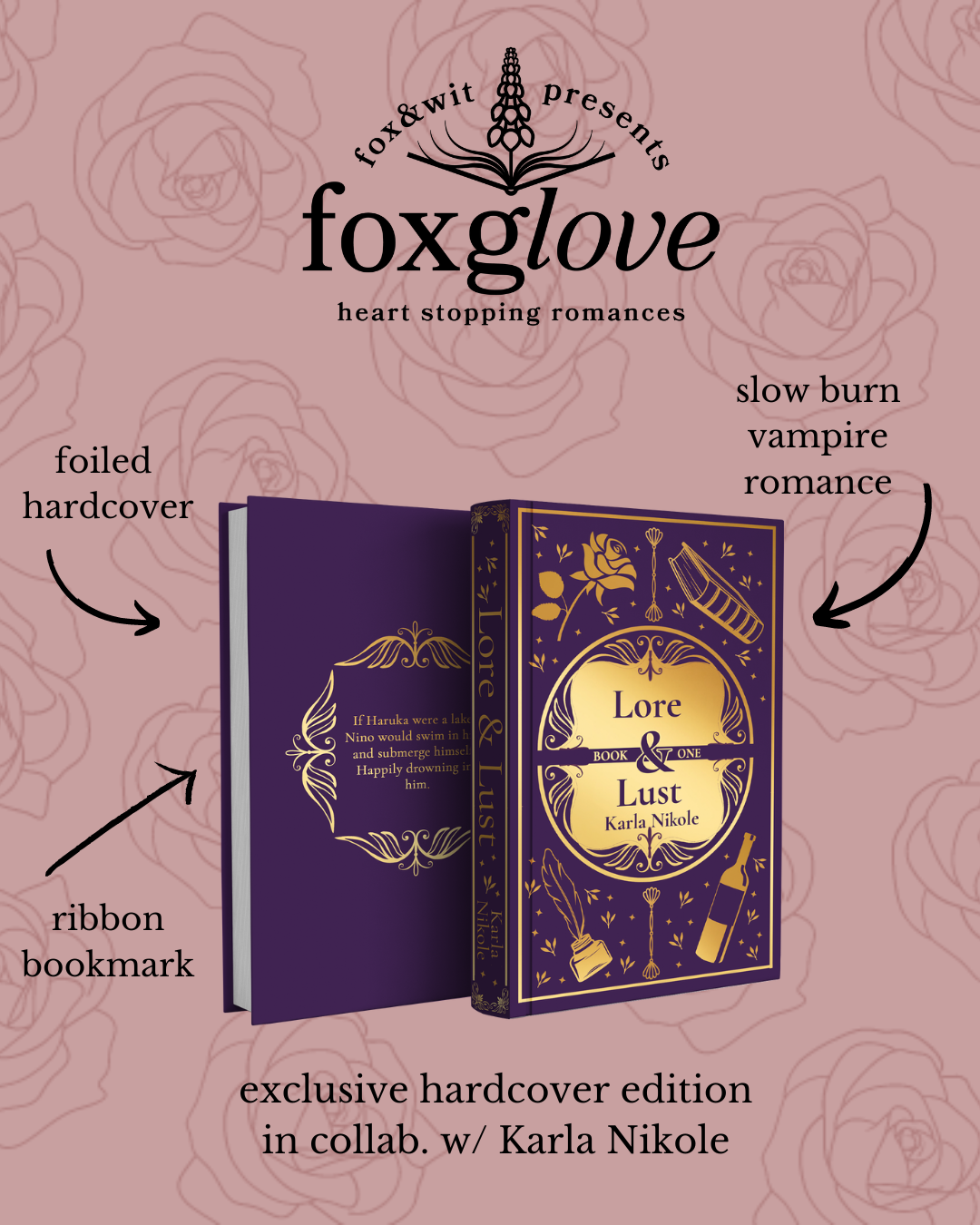 SALE! Foxglove: Lore & Lust by Karla Nikole