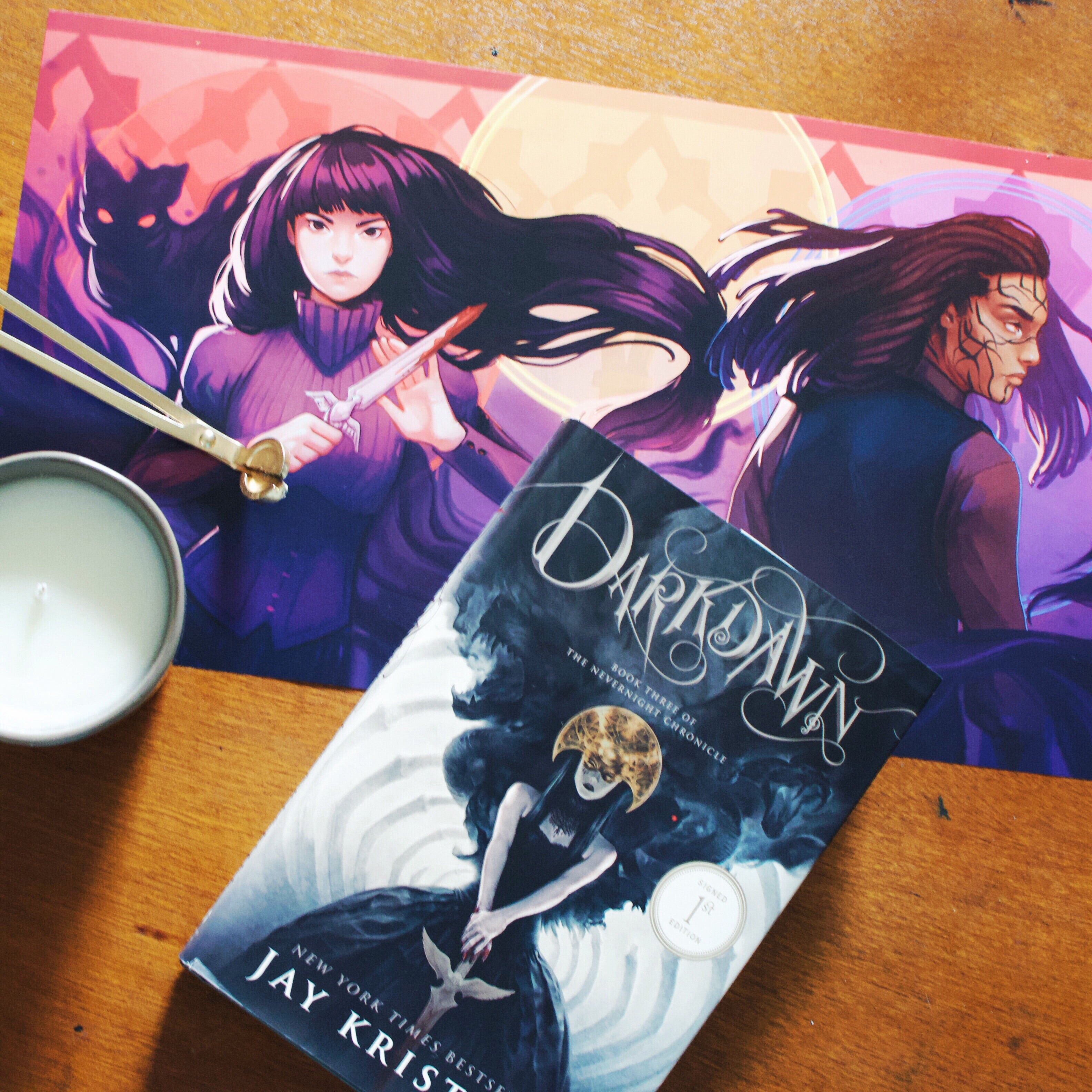 Darkdawn Poster Art Jacket - foxandwit