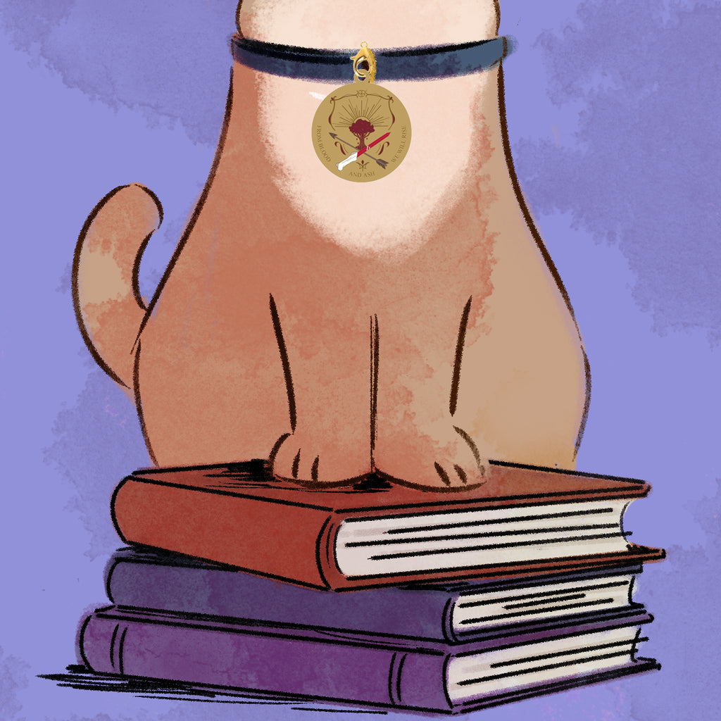 Pet Tag Charms: From Blood and Ash - foxandwit