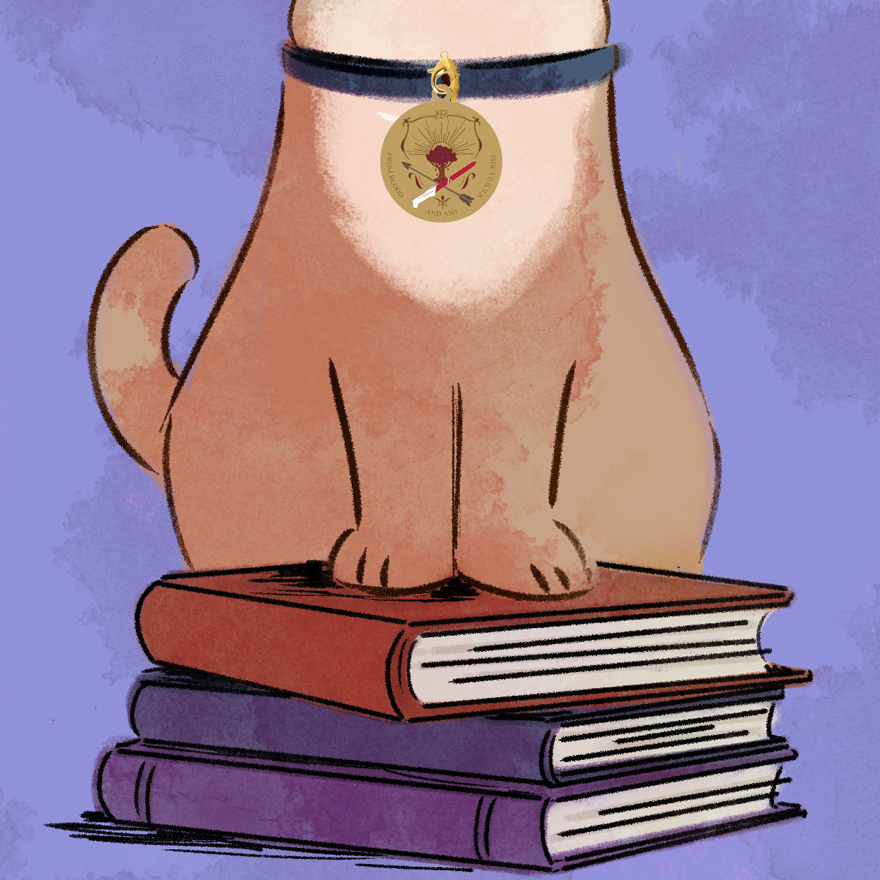 Pet Tag Charms: From Blood and Ash - foxandwit